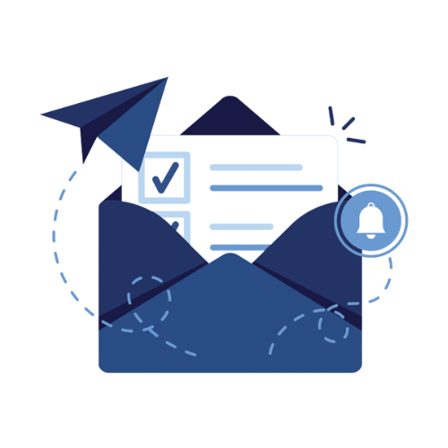 Fereastra de colectare a e-mailurilor de bun venit